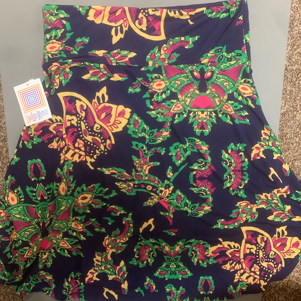 NWT LuLaRoe Azure Midi Skirt (2X) - Picture 3 of 4